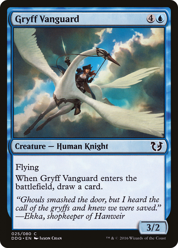 Gryff Vanguard (DDQ-025) - Duel Decks: Blessed vs. Cursed - Premium MTG Single from Wizards of the Coast - Just $0.08! Shop now at Game Crave Tournament Store