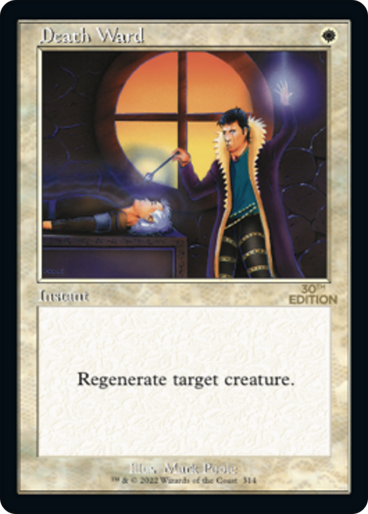 Death Ward (30A-314) - 30th Anniversary Edition - Premium MTG Single from Wizards of the Coast - Just $5.67! Shop now at Game Crave Tournament Store