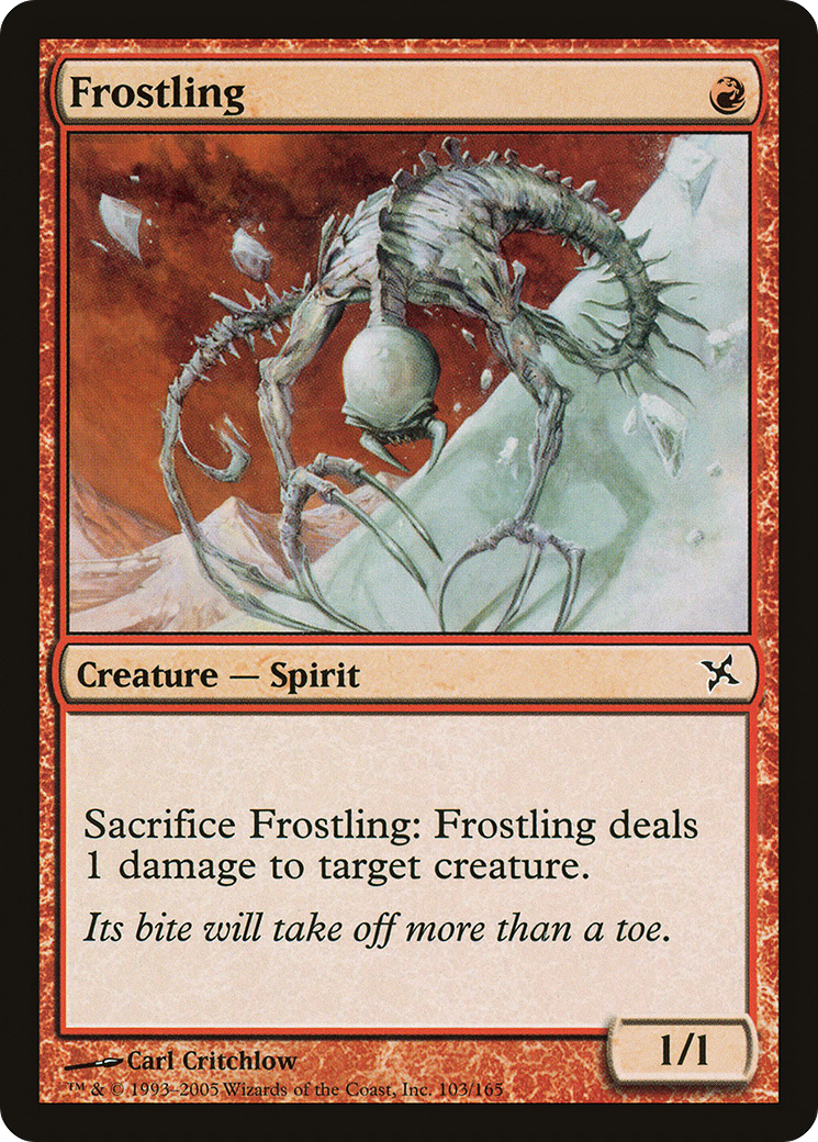 Frostling (BOK-103) - Betrayers of Kamigawa - Premium MTG Single from Wizards of the Coast - Just $0.25! Shop now at Game Crave Tournament Store