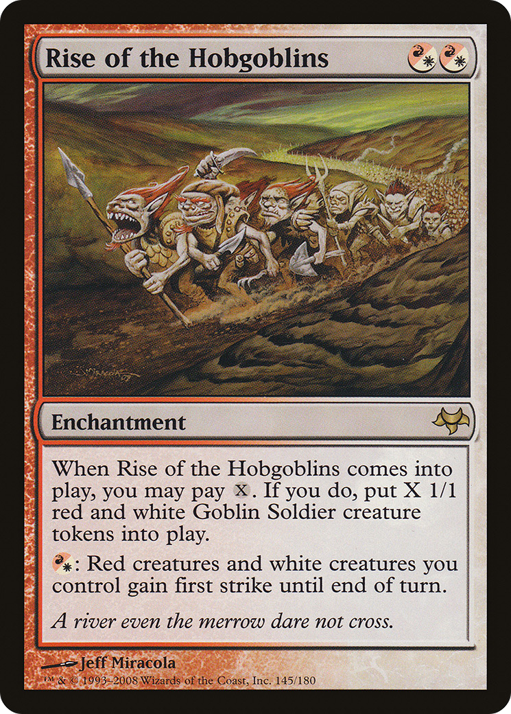 Rise of the Hobgoblins (EVE-145) - Eventide Foil - Premium MTG Single from Wizards of the Coast - Just $4.32! Shop now at Game Crave Tournament Store