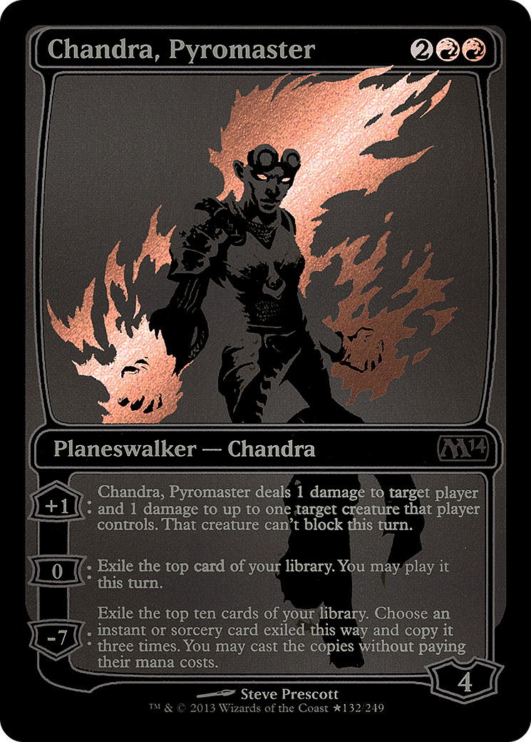 Chandra, Pyromaster (PSDC-132★) - San Diego Comic-Con 2013 Foil - Premium MTG Single from Wizards of the Coast - Just $25.18! Shop now at Game Crave Tournament Store