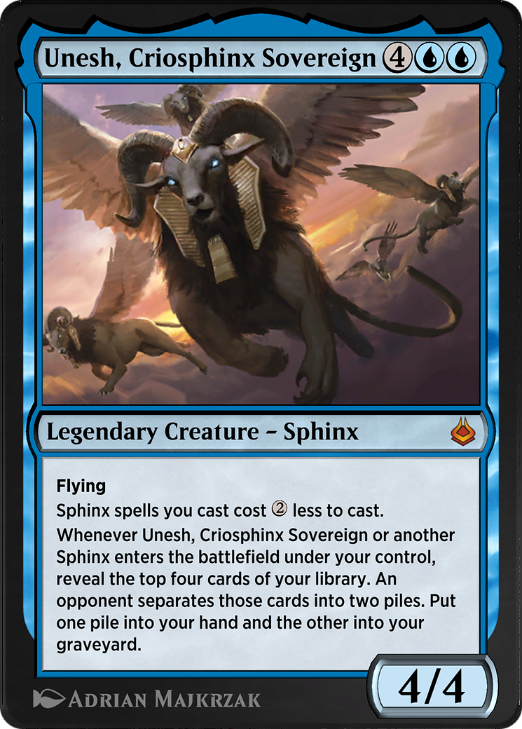 Unesh, Criosphinx Sovereign (AKR-085) - Amonkhet Remastered - Premium MTG Single from Wizards of the Coast - Just $0! Shop now at Game Crave Tournament Store