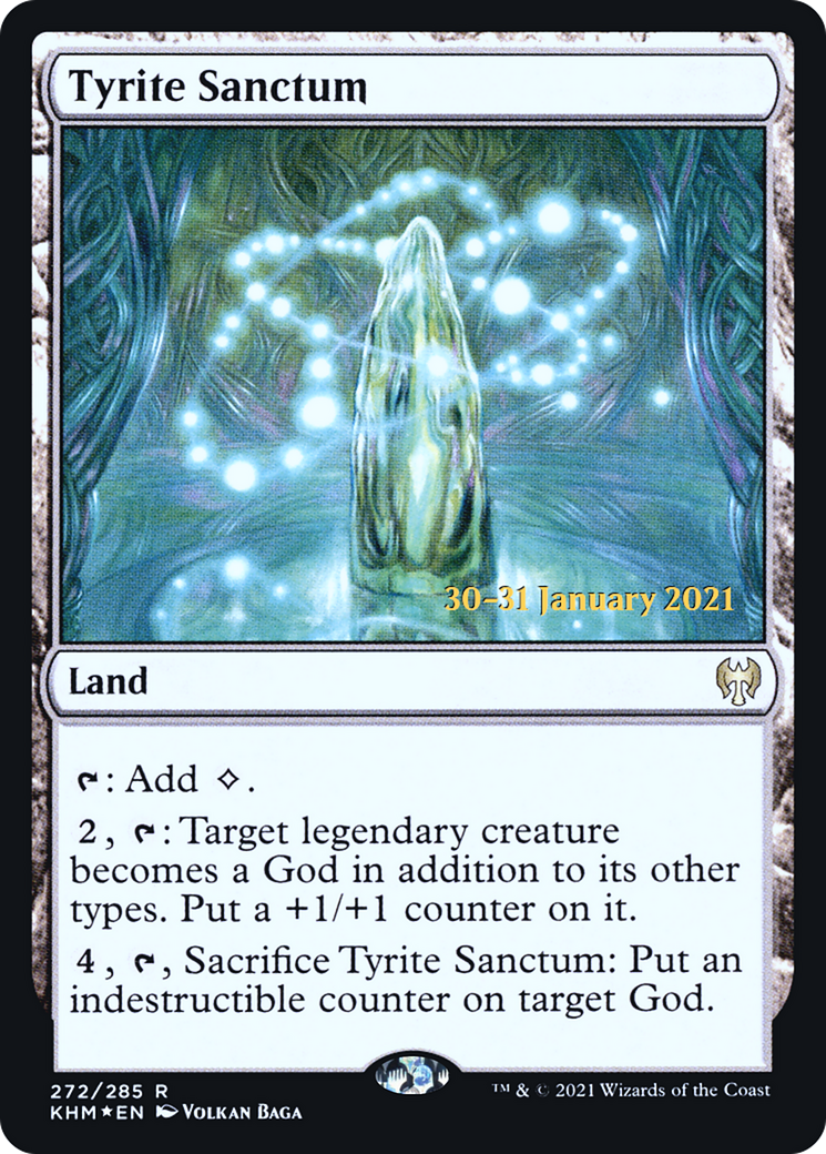 Tyrite Sanctum (PKHM-272S) - Kaldheim Promos Foil - Premium MTG Single from Wizards of the Coast - Just $0.68! Shop now at Game Crave Tournament Store