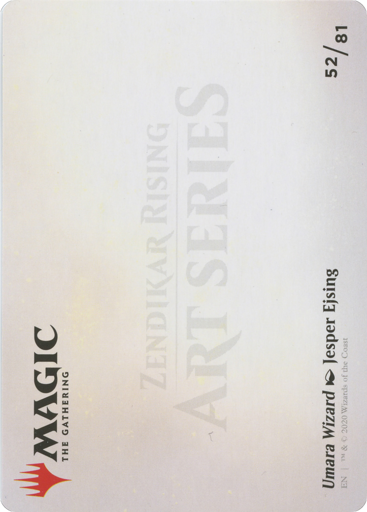 Umara Wizard // Umara Wizard (AZNR-052) - Zendikar Rising Art Series (Borderless) - Premium MTG Single from Wizards of the Coast - Just $0! Shop now at Game Crave Tournament Store