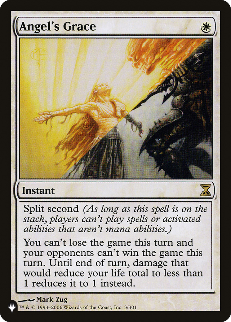 Angel's Grace (PLIST-006) - The List - Premium MTG Single from Wizards of the Coast - Just $5.42! Shop now at Game Crave Tournament Store