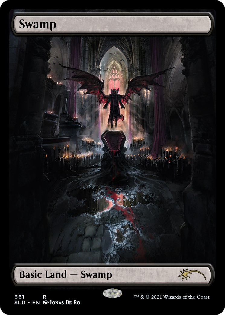 Swamp (SLD-361) - Secret Lair Drop Foil - Premium MTG Single from Wizards of the Coast - Just $8.85! Shop now at Game Crave Tournament Store