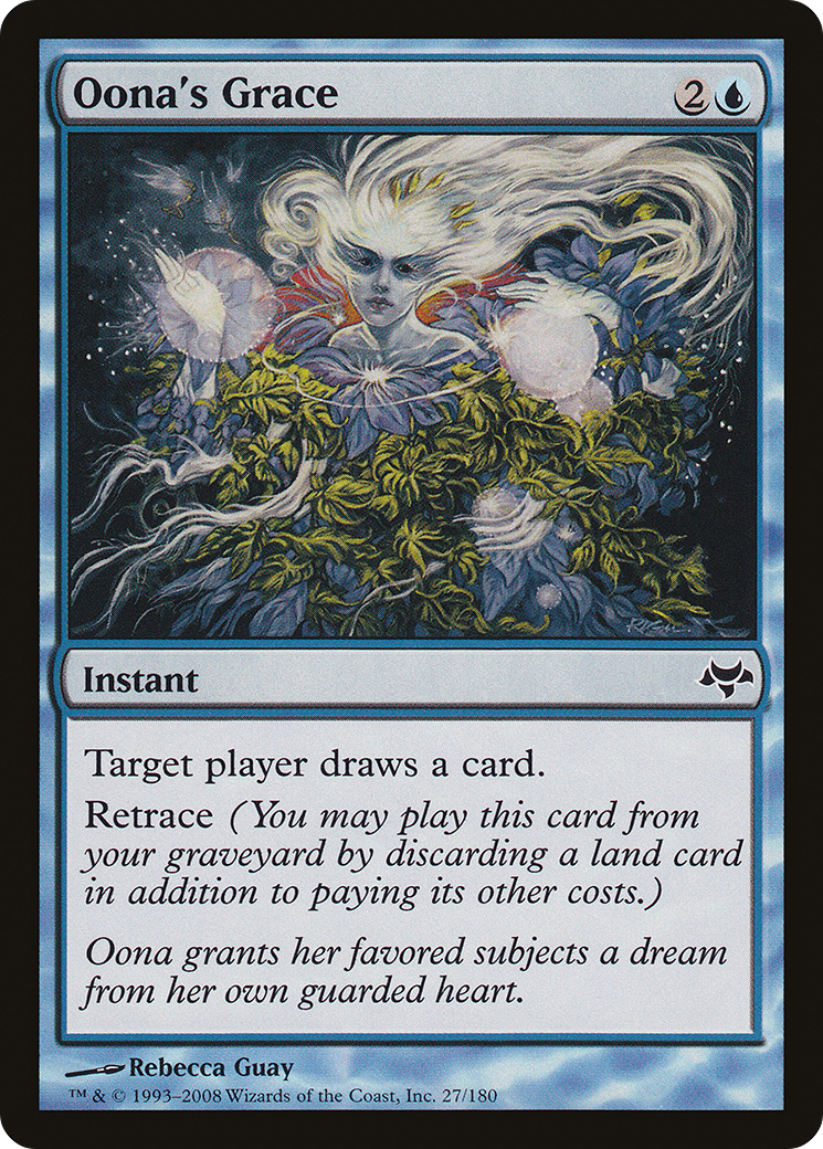 Oona's Grace (EVE-027) - Eventide Foil - Premium MTG Single from Wizards of the Coast - Just $0.24! Shop now at Game Crave Tournament Store