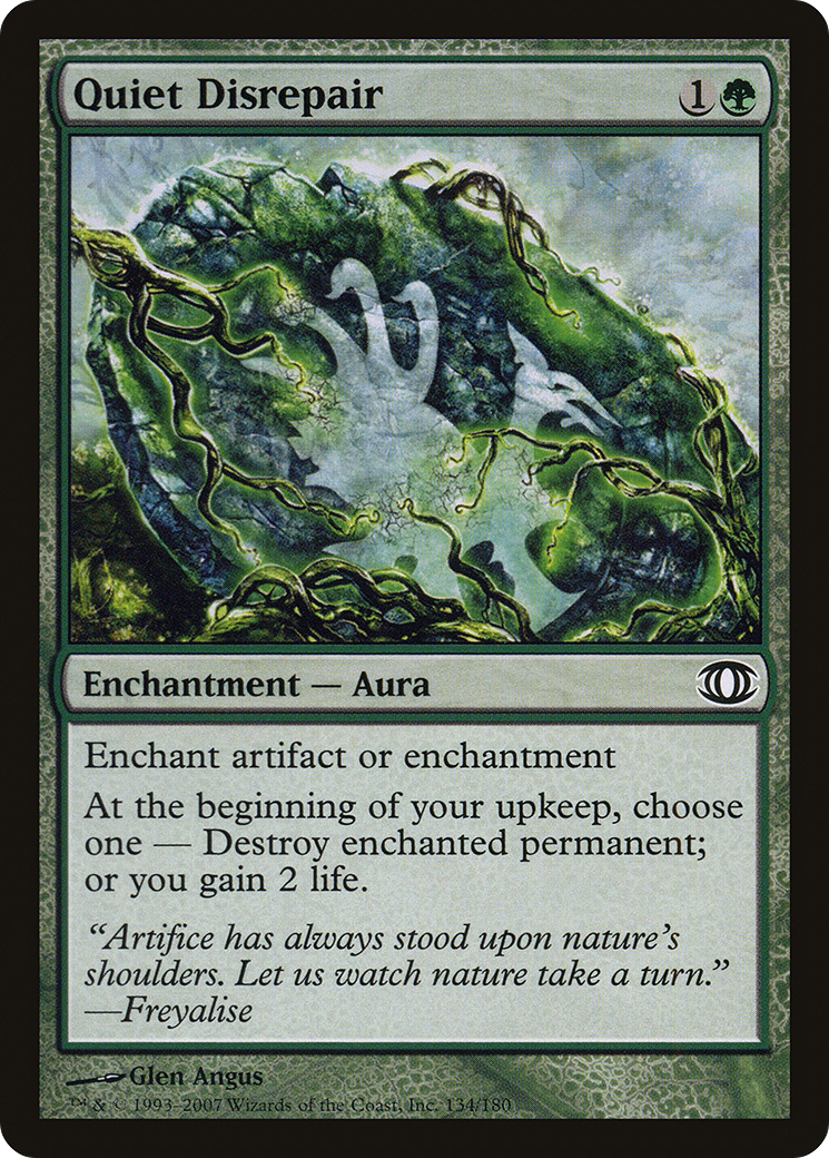 Quiet Disrepair (FUT-134) - Future Sight Foil - Premium MTG Single from Wizards of the Coast - Just $0.24! Shop now at Game Crave Tournament Store
