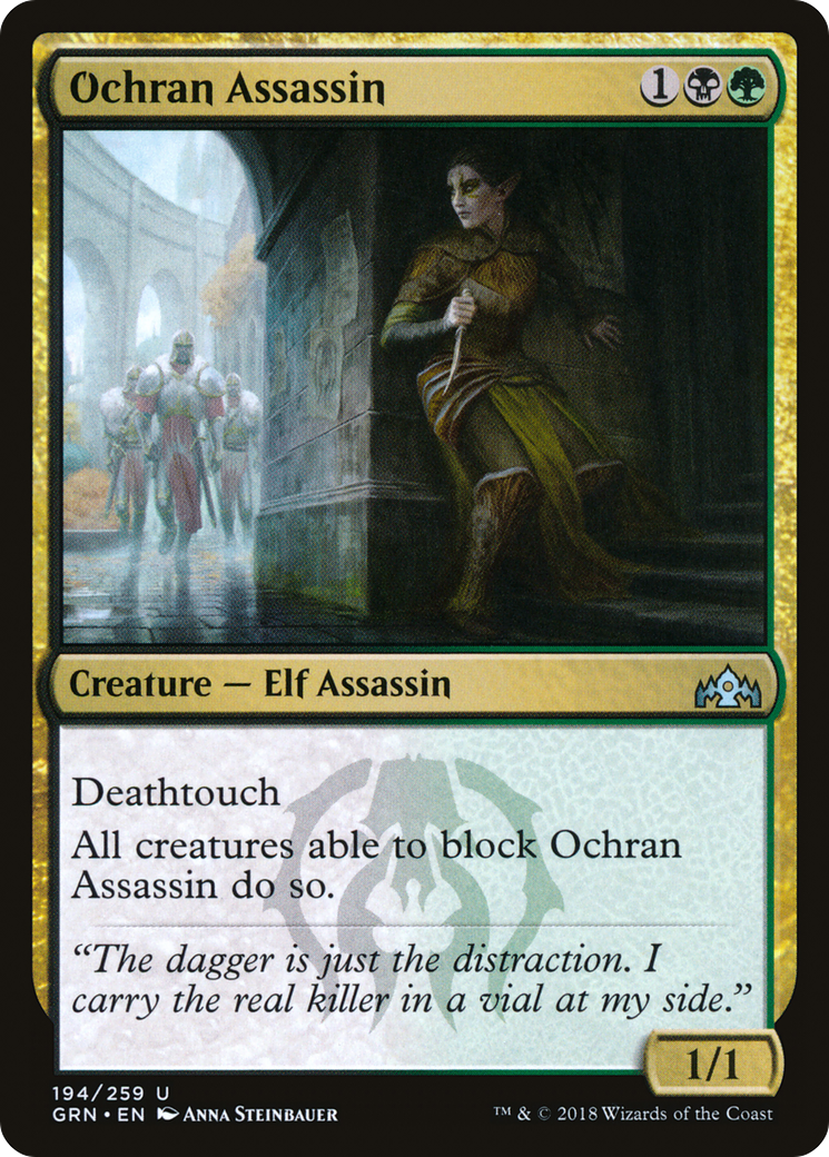 Ochran Assassin (GRN-194) - Guilds of Ravnica Foil - Premium MTG Single from Wizards of the Coast - Just $0.68! Shop now at Game Crave Tournament Store