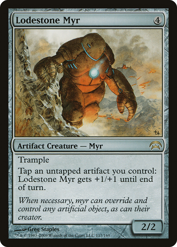 Lodestone Myr (HOP-117) - Planechase - Premium MTG Single from Wizards of the Coast - Just $0.82! Shop now at Game Crave Tournament Store
