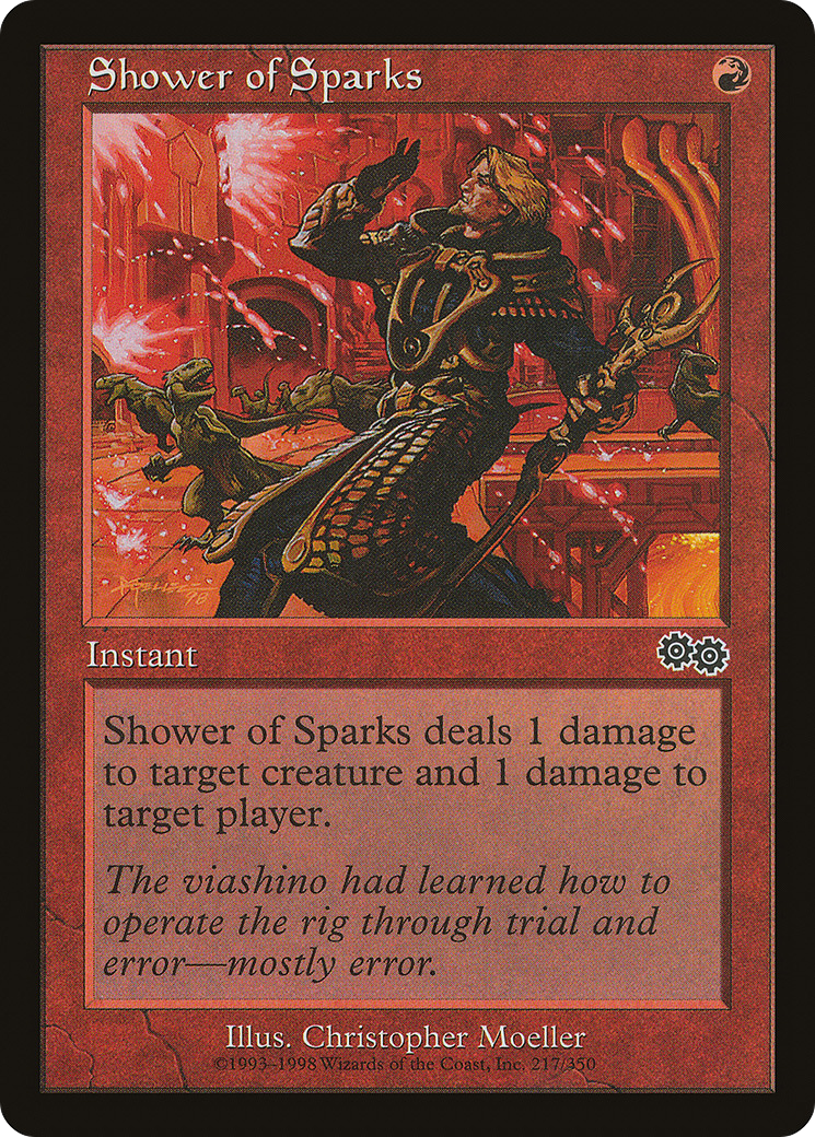 Shower of Sparks (USG-217) - Urza's Saga - Premium MTG Single from Wizards of the Coast - Just $0.25! Shop now at Game Crave Tournament Store