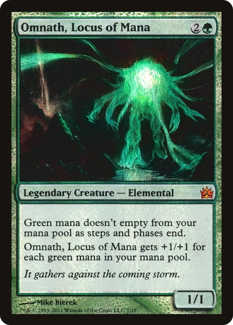Omnath, Locus of Mana (V11-007) - From the Vault: Legends Foil - Premium MTG Single from Wizards of the Coast - Just $2.02! Shop now at Game Crave Tournament Store
