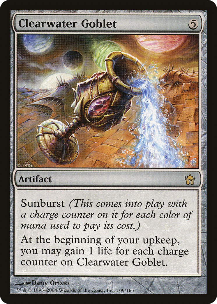 Clearwater Goblet (5DN-109) - Fifth Dawn Foil - Premium MTG Single from Wizards of the Coast - Just $0.80! Shop now at Game Crave Tournament Store