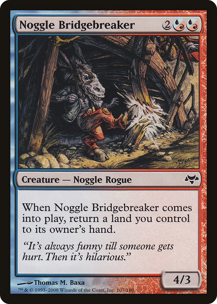 Noggle Bridgebreaker (EVE-107) - Eventide Foil - Premium MTG Single from Wizards of the Coast - Just $0.39! Shop now at Game Crave Tournament Store