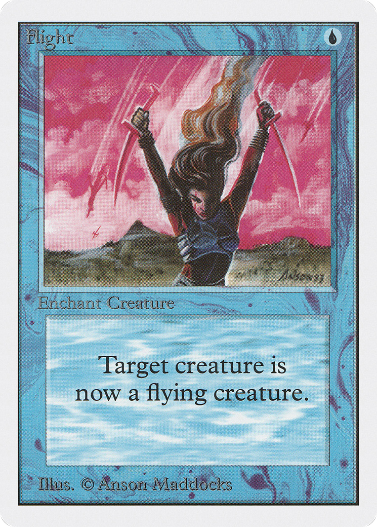 Flight (2ED-059) - Unlimited Edition - Premium MTG Single from Wizards of the Coast - Just $0.13! Shop now at Game Crave Tournament Store