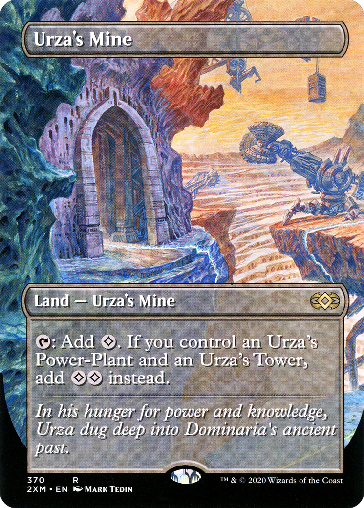 Urza's Mine (2XM-370) - Double Masters (Borderless) - Premium MTG Single from Wizards of the Coast - Just $15.10! Shop now at Game Crave Tournament Store