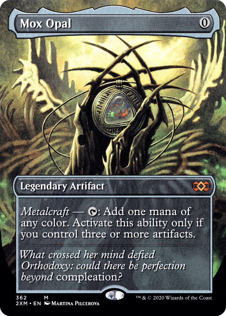 Mox Opal (2XM-362) - Double Masters (Borderless) Foil - Premium MTG Single from Wizards of the Coast - Just $52.22! Shop now at Game Crave Tournament Store
