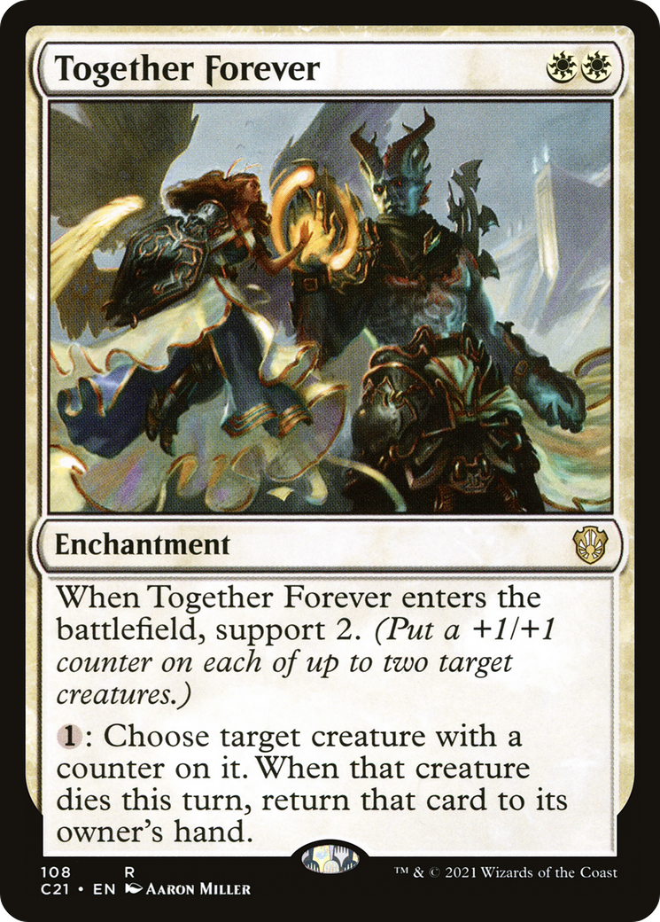Together Forever (C21-108) - Commander 2021 - Premium MTG Single from Wizards of the Coast - Just $0.25! Shop now at Game Crave Tournament Store
