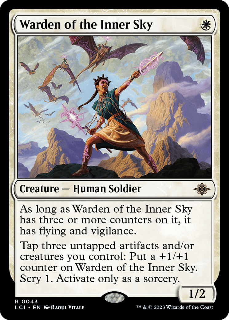 Warden of the Inner Sky (LCI-043) - The Lost Caverns of Ixalan - Premium MTG Single from Wizards of the Coast - Just $0.09! Shop now at Game Crave Tournament Store