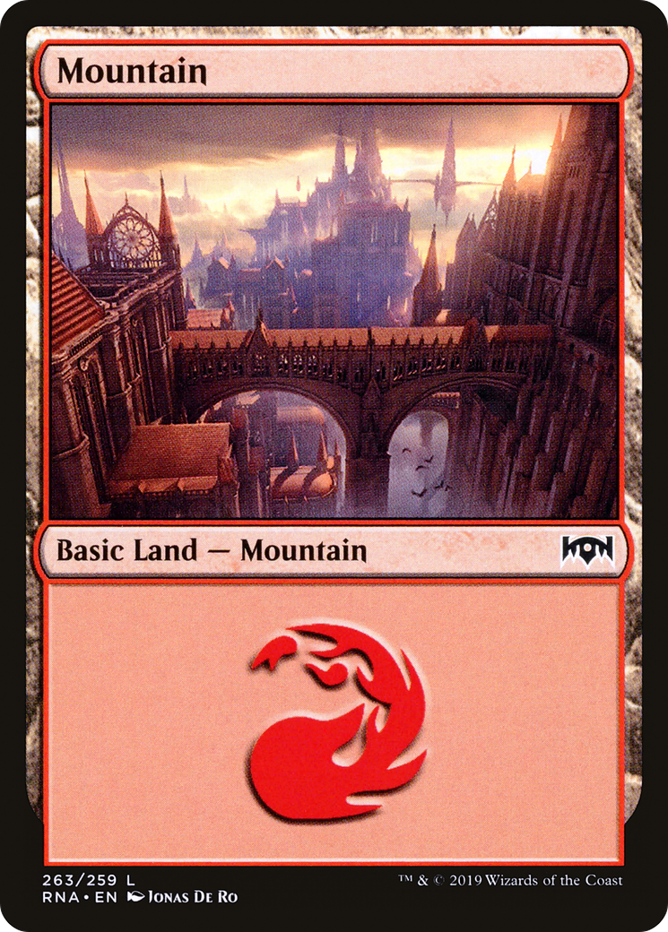 Mountain (RNA-263) - Ravnica Allegiance - Premium MTG Single from Wizards of the Coast - Just $0.64! Shop now at Game Crave Tournament Store
