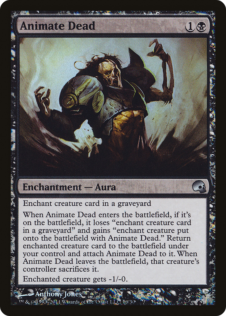Animate Dead (PD3-016) - Premium Deck Series: Graveborn Foil - Premium MTG Single from Wizards of the Coast - Just $5.87! Shop now at Game Crave Tournament Store