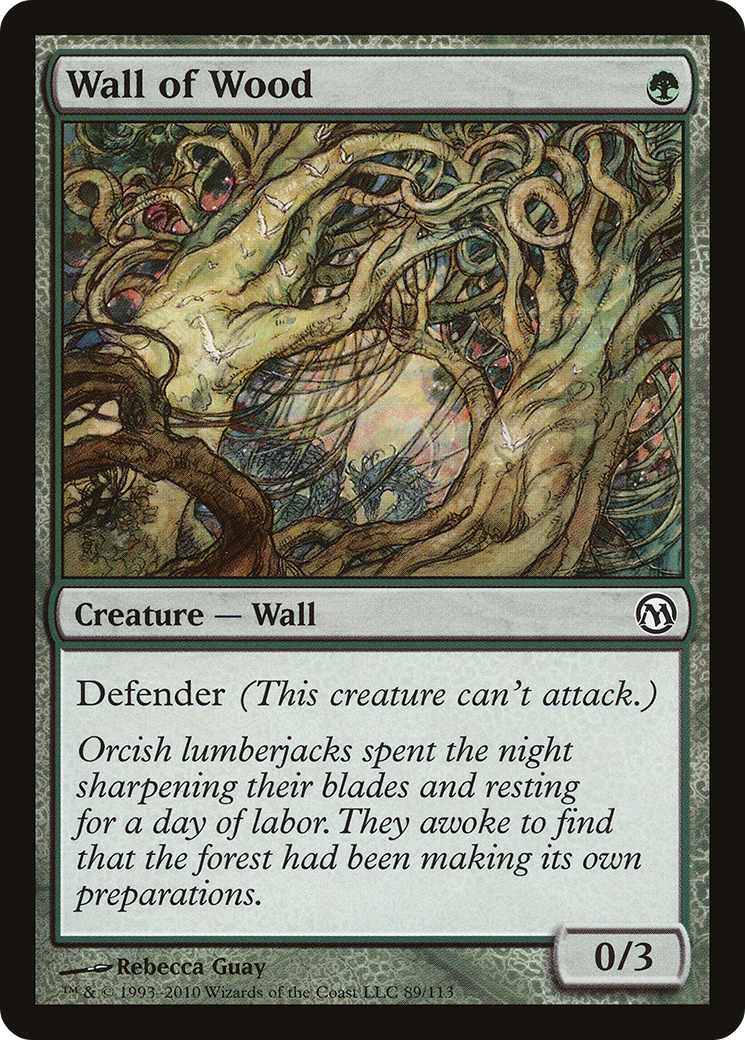 Wall of Wood (DPA-089) - Duels of the Planeswalkers - Premium MTG Single from Wizards of the Coast - Just $0.25! Shop now at Game Crave Tournament Store