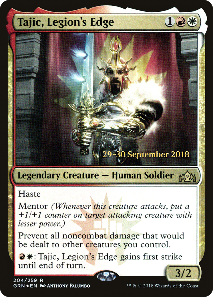 Tajic, Legion's Edge (PGRN-204S) - Guilds of Ravnica Promos Foil - Premium MTG Single from Wizards of the Coast - Just $0.22! Shop now at Game Crave Tournament Store