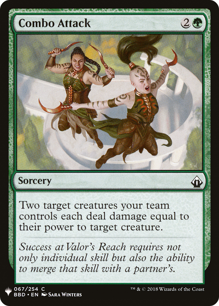 Combo Attack (MB1-1165) - Mystery Booster - Premium MTG Single from Wizards of the Coast - Just $0.08! Shop now at Game Crave Tournament Store