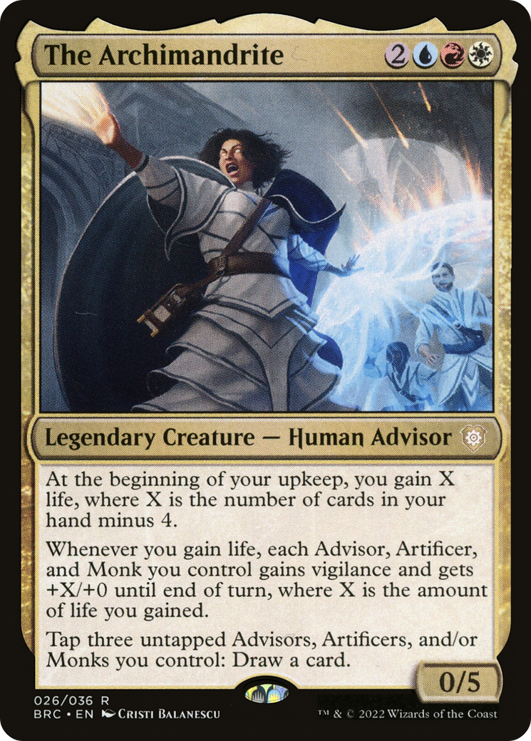 The Archimandrite (BRC-026) - The Brothers' War Commander Foil - Premium MTG Single from Wizards of the Coast - Just $0.13! Shop now at Game Crave Tournament Store