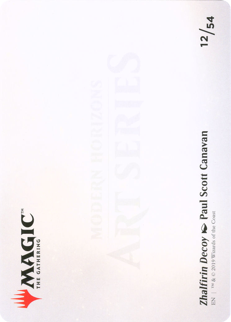 Zhalfirin Decoy // Zhalfirin Decoy (AMH1-012) - Modern Horizons Art Series (Borderless) - Premium MTG Single from Wizards of the Coast - Just $0! Shop now at Game Crave Tournament Store