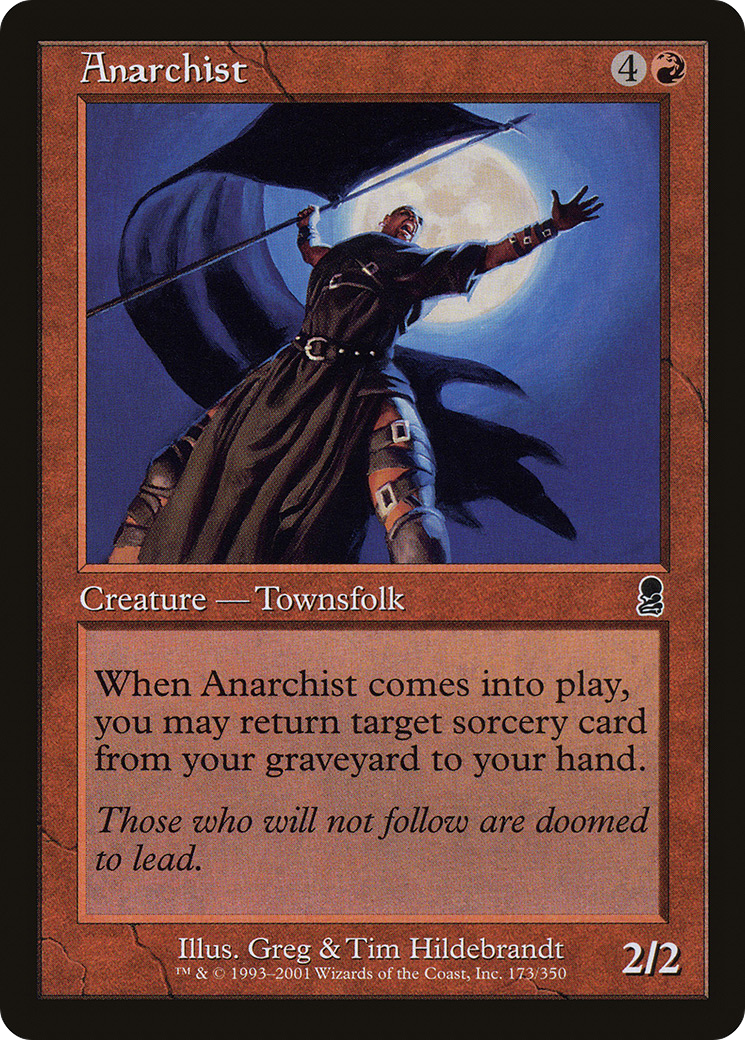 Anarchist (ODY-173) - Odyssey Foil - Premium MTG Single from Wizards of the Coast - Just $0.43! Shop now at Game Crave Tournament Store