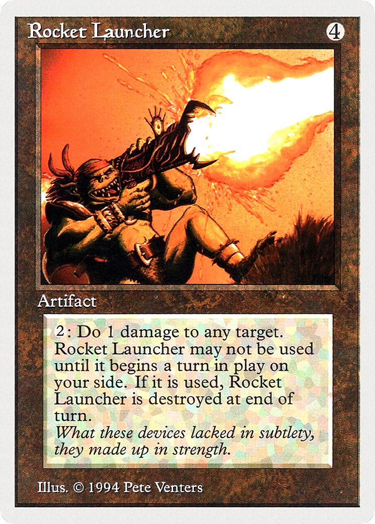 Rocket Launcher (SUM-272) - Summer Magic / Edgar - Premium MTG Single from Wizards of the Coast - Just $0! Shop now at Game Crave Tournament Store