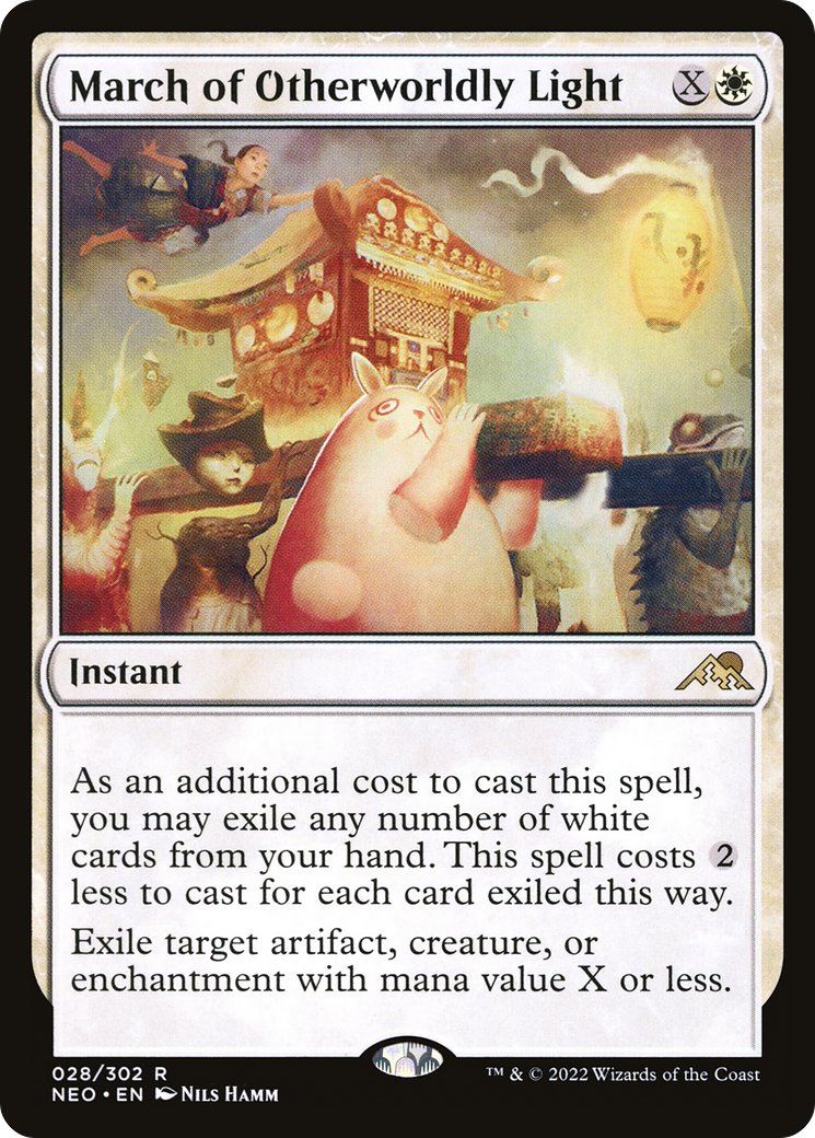 March of Otherworldly Light (NEO-028) - Kamigawa: Neon Dynasty - Premium MTG Single from Wizards of the Coast - Just $0.79! Shop now at Game Crave Tournament Store