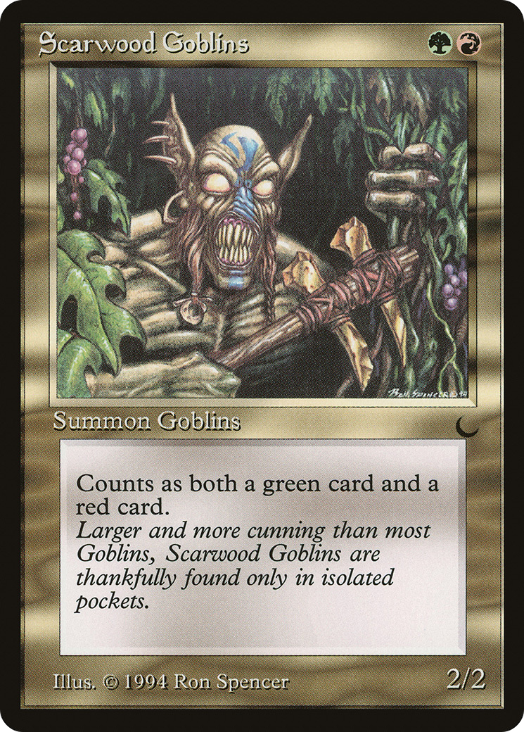 Scarwood Goblins (DRK-094) - The Dark - Premium MTG Single from Wizards of the Coast - Just $0.25! Shop now at Game Crave Tournament Store