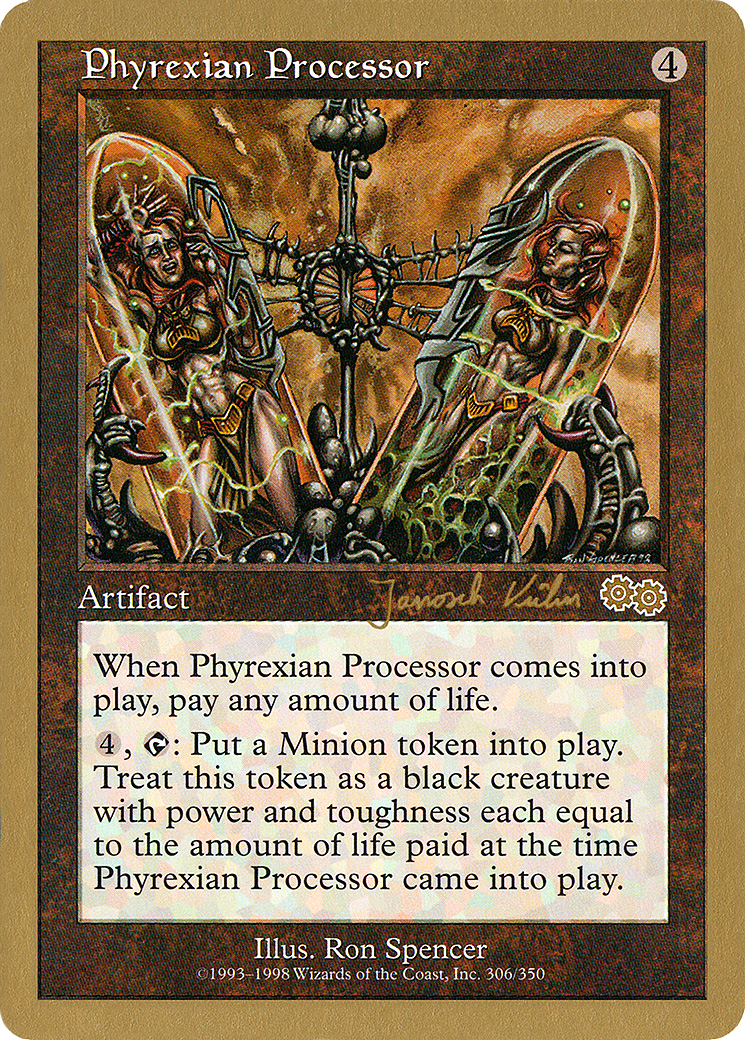 Phyrexian Processor (WC00-JK306) - World Championship Decks 2000 - Premium MTG Single from Wizards of the Coast - Just $0.13! Shop now at Game Crave Tournament Store