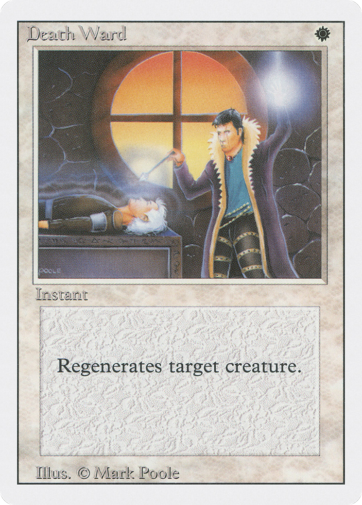 Death Ward (3ED-016) - Revised Edition - Premium MTG Single from Wizards of the Coast - Just $0.08! Shop now at Game Crave Tournament Store