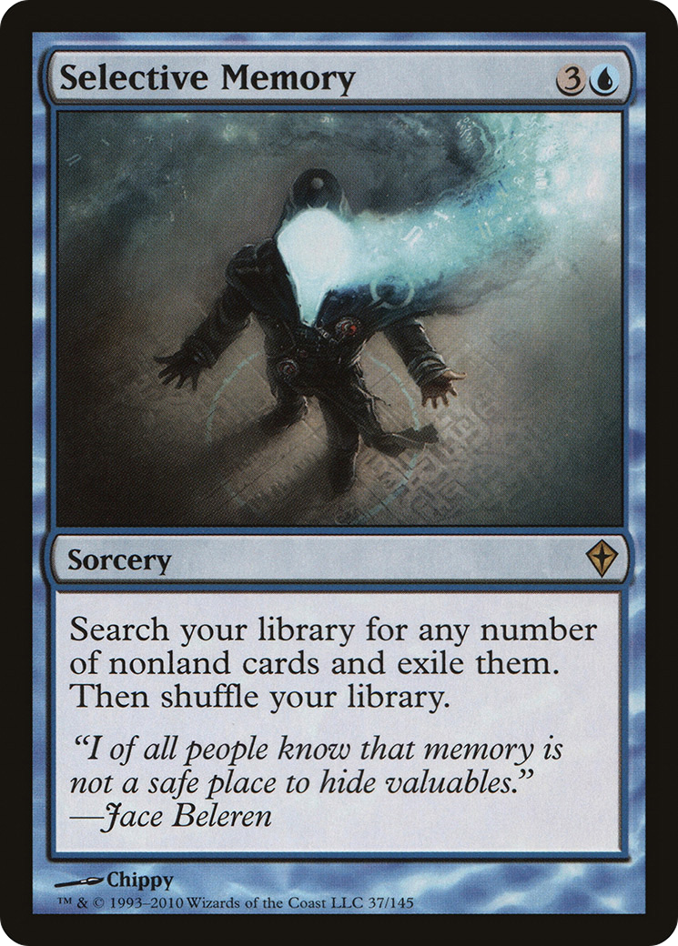 Selective Memory (WWK-037) - Worldwake Foil - Premium MTG Single from Wizards of the Coast - Just $2.29! Shop now at Game Crave Tournament Store