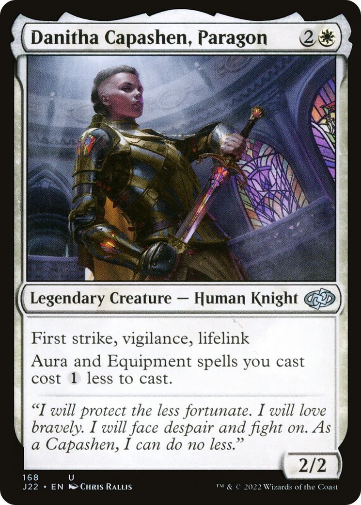 Danitha Capashen, Paragon (J22-168) - Jumpstart 2022 - Premium MTG Single from Wizards of the Coast - Just $0.08! Shop now at Game Crave Tournament Store