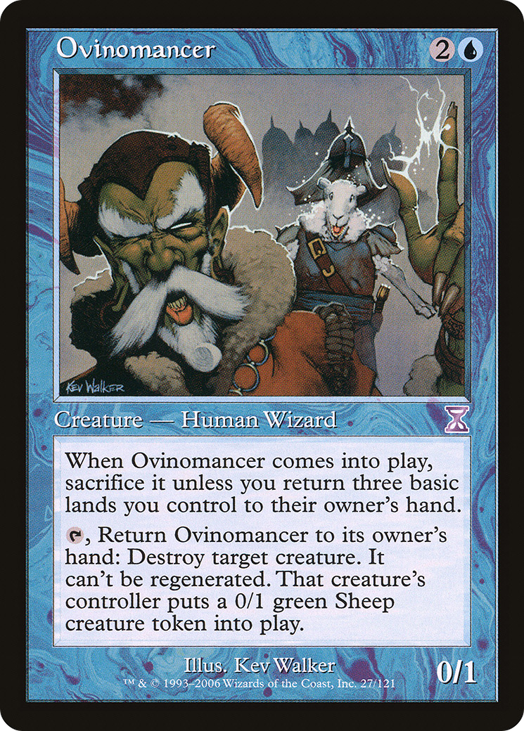 Ovinomancer (TSB-027) - Time Spiral Timeshifted Foil - Premium MTG Single from Wizards of the Coast - Just $0.96! Shop now at Game Crave Tournament Store