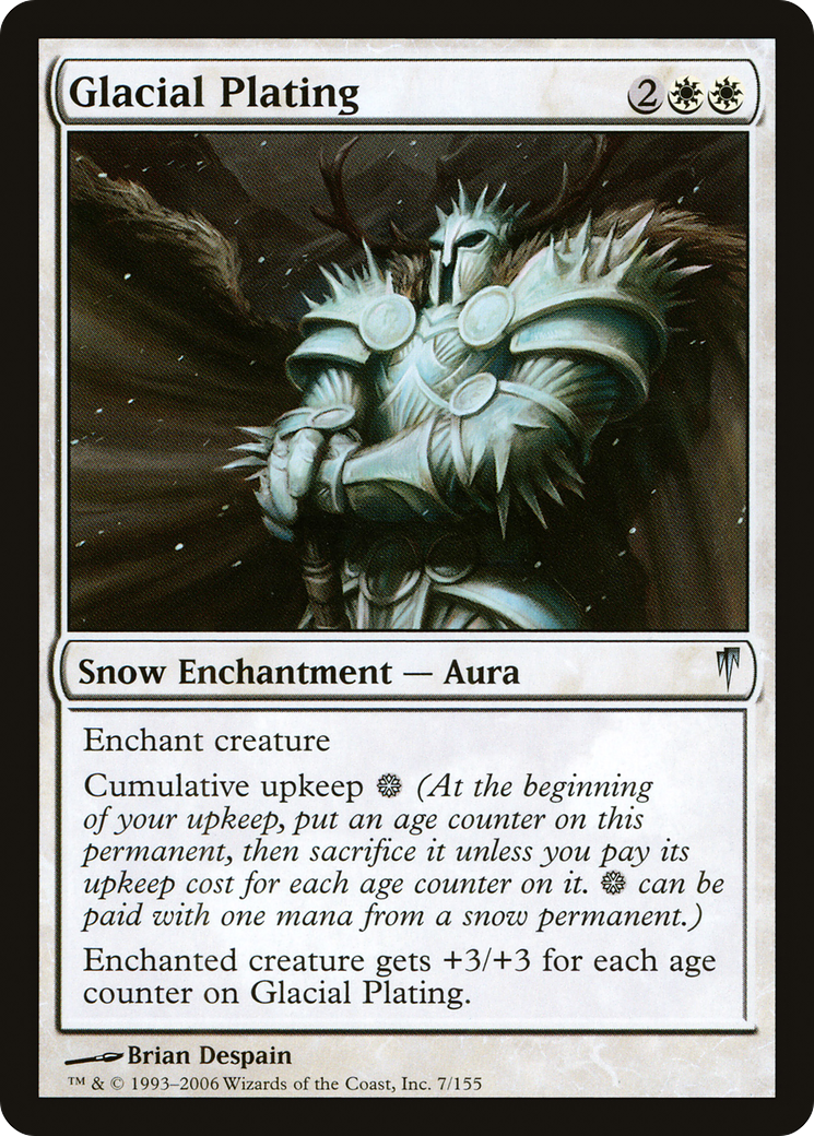 Glacial Plating (CSP-007) - Coldsnap Foil - Premium MTG Single from Wizards of the Coast - Just $1.08! Shop now at Game Crave Tournament Store