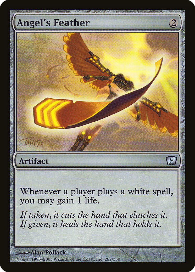 Angel's Feather (9ED-287★) - Ninth Edition Foil - Premium MTG Single from Wizards of the Coast - Just $0.50! Shop now at Game Crave Tournament Store