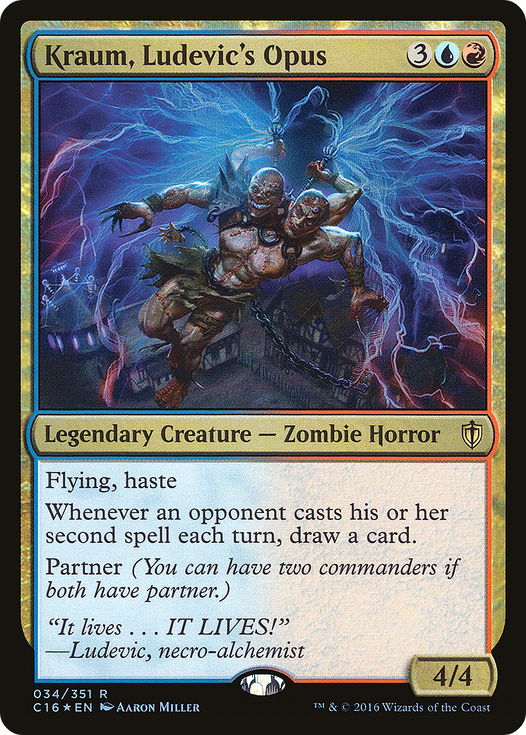 Kraum, Ludevic's Opus (C16-034) - Commander 2016 Foil - Premium MTG Single from Wizards of the Coast - Just $1.36! Shop now at Game Crave Tournament Store