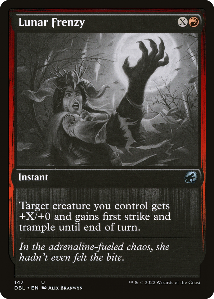 Lunar Frenzy (DBL-147) - Innistrad: Double Feature - Premium MTG Single from Wizards of the Coast - Just $0.08! Shop now at Game Crave Tournament Store