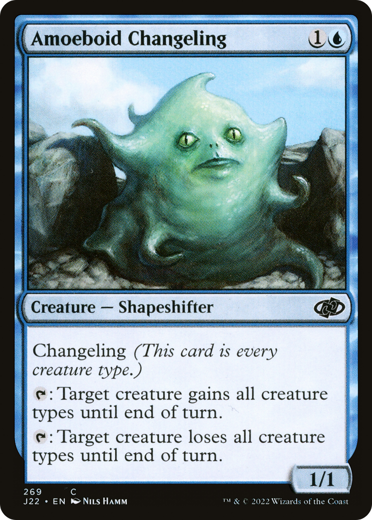Amoeboid Changeling (J22-269) - Jumpstart 2022 - Premium MTG Single from Wizards of the Coast - Just $0.14! Shop now at Game Crave Tournament Store