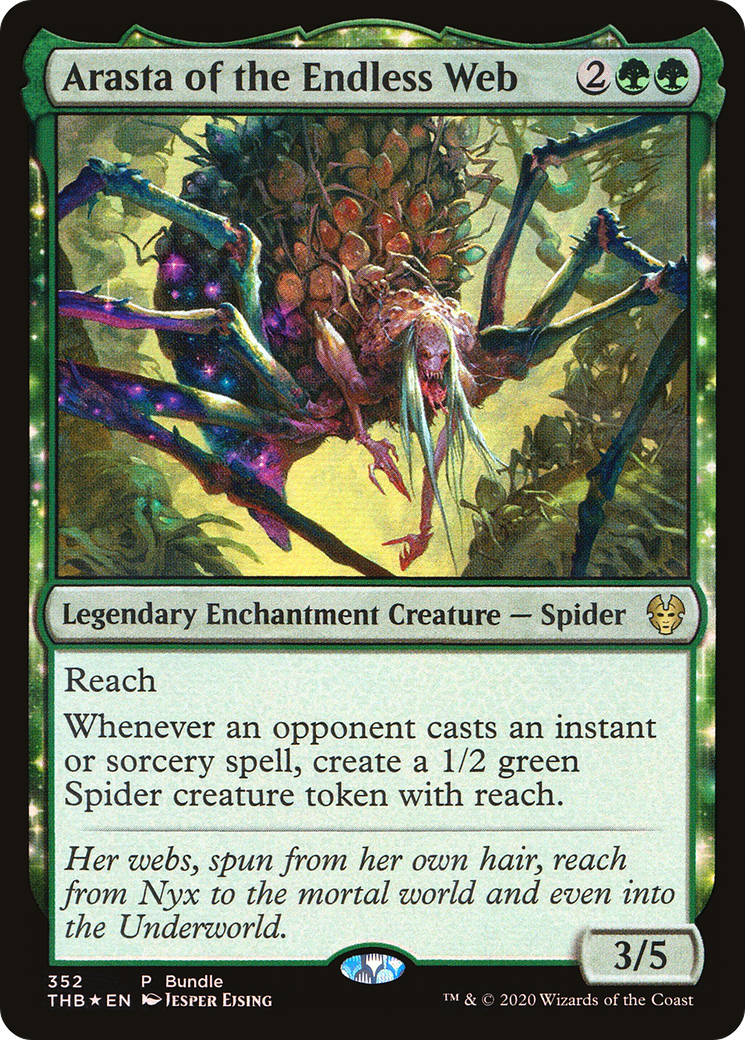 Arasta of the Endless Web (THB-352) - Theros Beyond Death: (nyxtouched) Foil - Premium MTG Single from Wizards of the Coast - Just $0.20! Shop now at Game Crave Tournament Store
