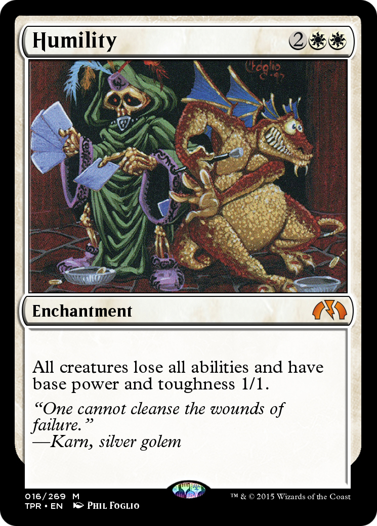 Humility (TPR-016) - Tempest Remastered - Premium MTG Single from Wizards of the Coast - Just $0! Shop now at Game Crave Tournament Store