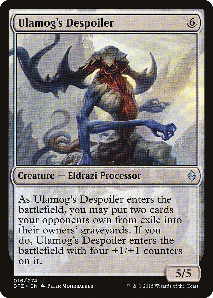 Ulamog's Despoiler (BFZ-016) - Battle for Zendikar Foil - Premium MTG Single from Wizards of the Coast - Just $0.39! Shop now at Game Crave Tournament Store