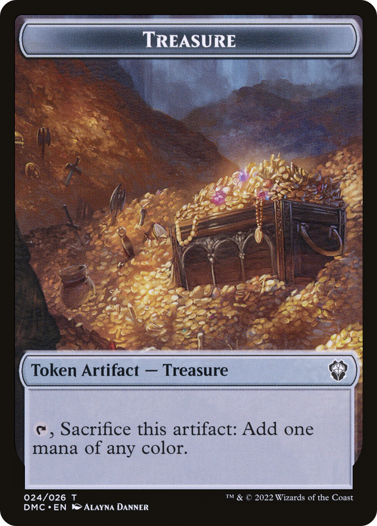 Treasure (TDMU-024) - Dominaria United Tokens Foil - Premium MTG Single from Wizards of the Coast - Just $0! Shop now at Game Crave Tournament Store