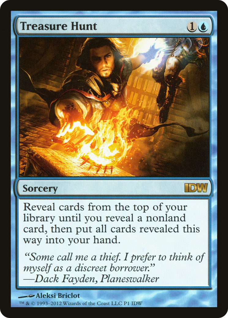 Treasure Hunt (PIDW-001) - IDW Comics Inserts - Premium MTG Single from Wizards of the Coast - Just $0.27! Shop now at Game Crave Tournament Store