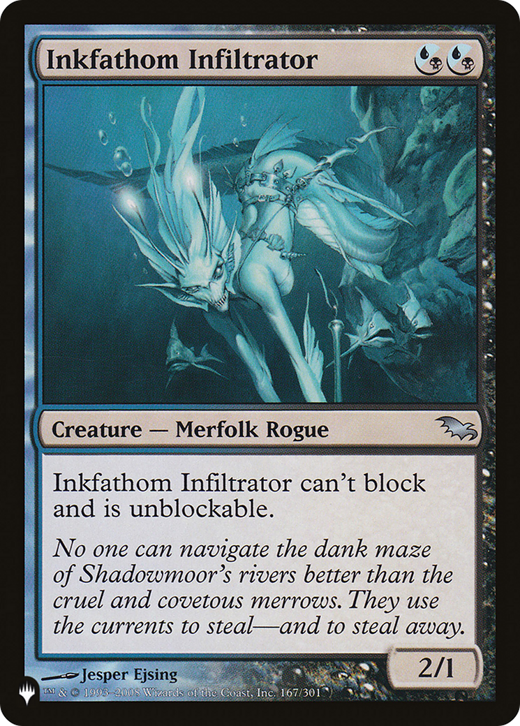 Inkfathom Infiltrator (PLIST-1325) - The List - Premium MTG Single from Wizards of the Coast - Just $0.14! Shop now at Game Crave Tournament Store